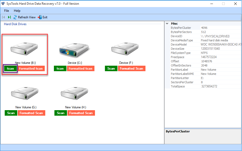 select partition