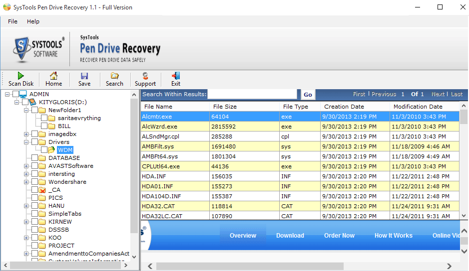 View items with attributes